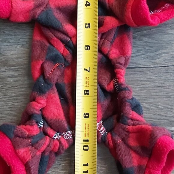 NWOT Red/Black Buffalo Plaid Super Soft Pullover Dog Shirt - Size XS - Picture 4 of 4